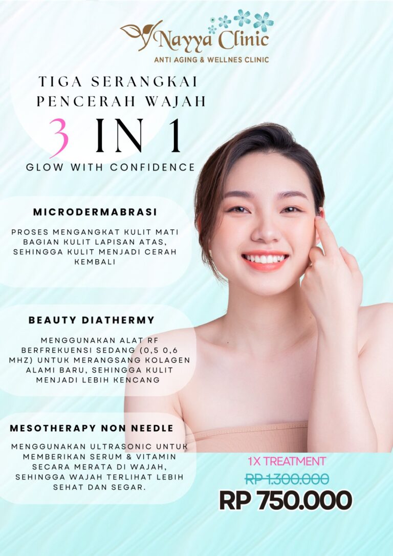 Tiga Serangkai Pencerah Wajah